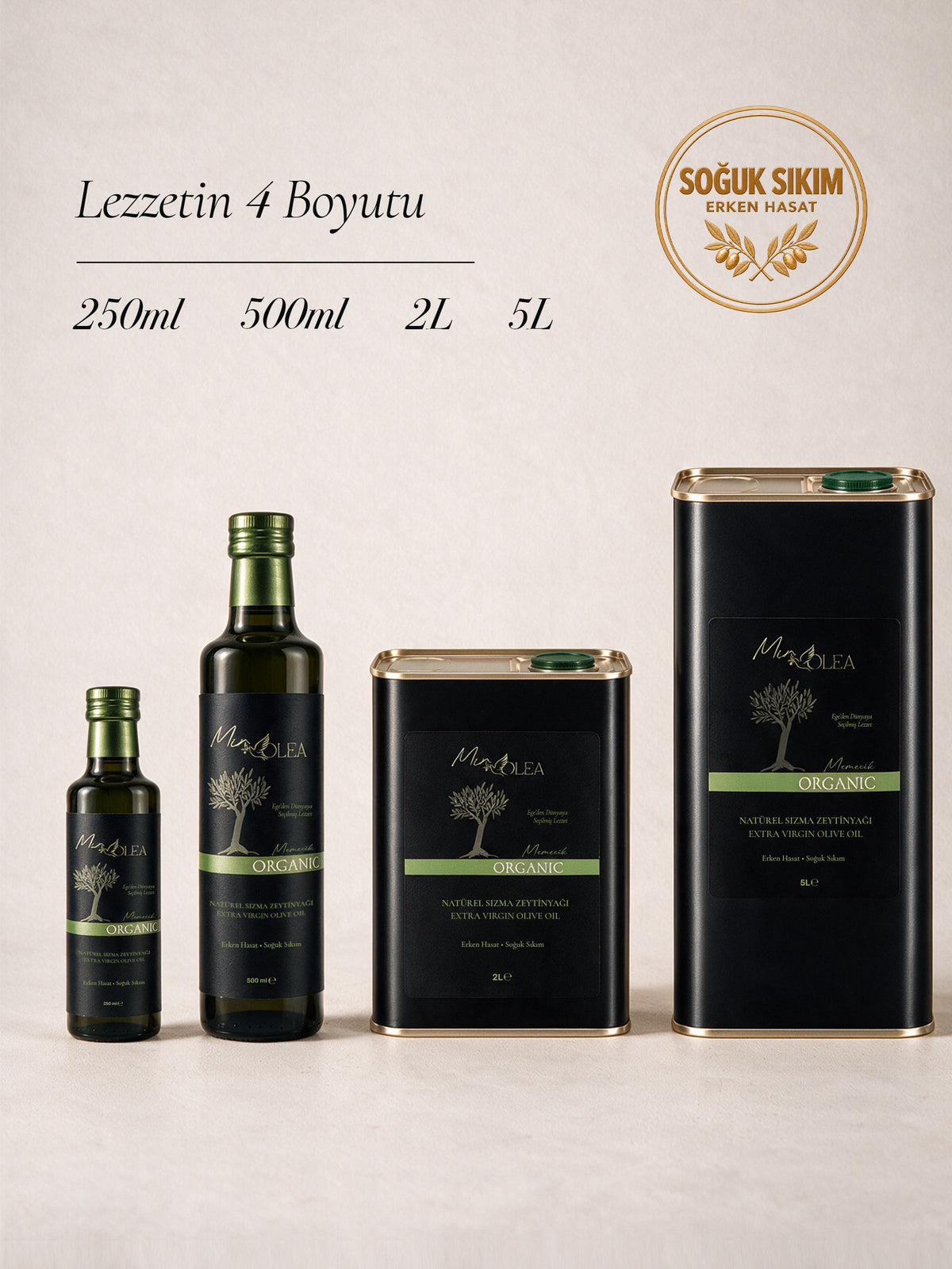 Organic Premium Natürel Sızma Zeytinyağı